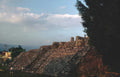 mayan mirador sunset Vintage A4 Photo Print