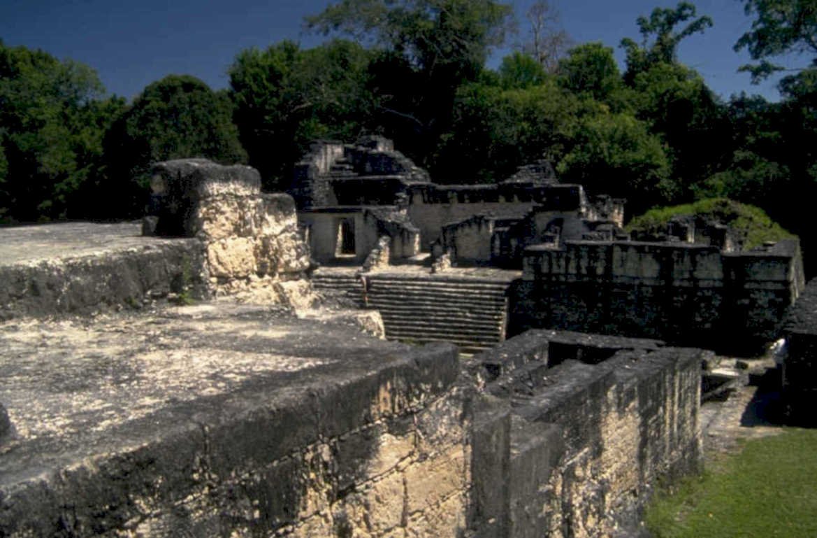 mayan temple tikal 1 1980s 1990s A4 Photo Print