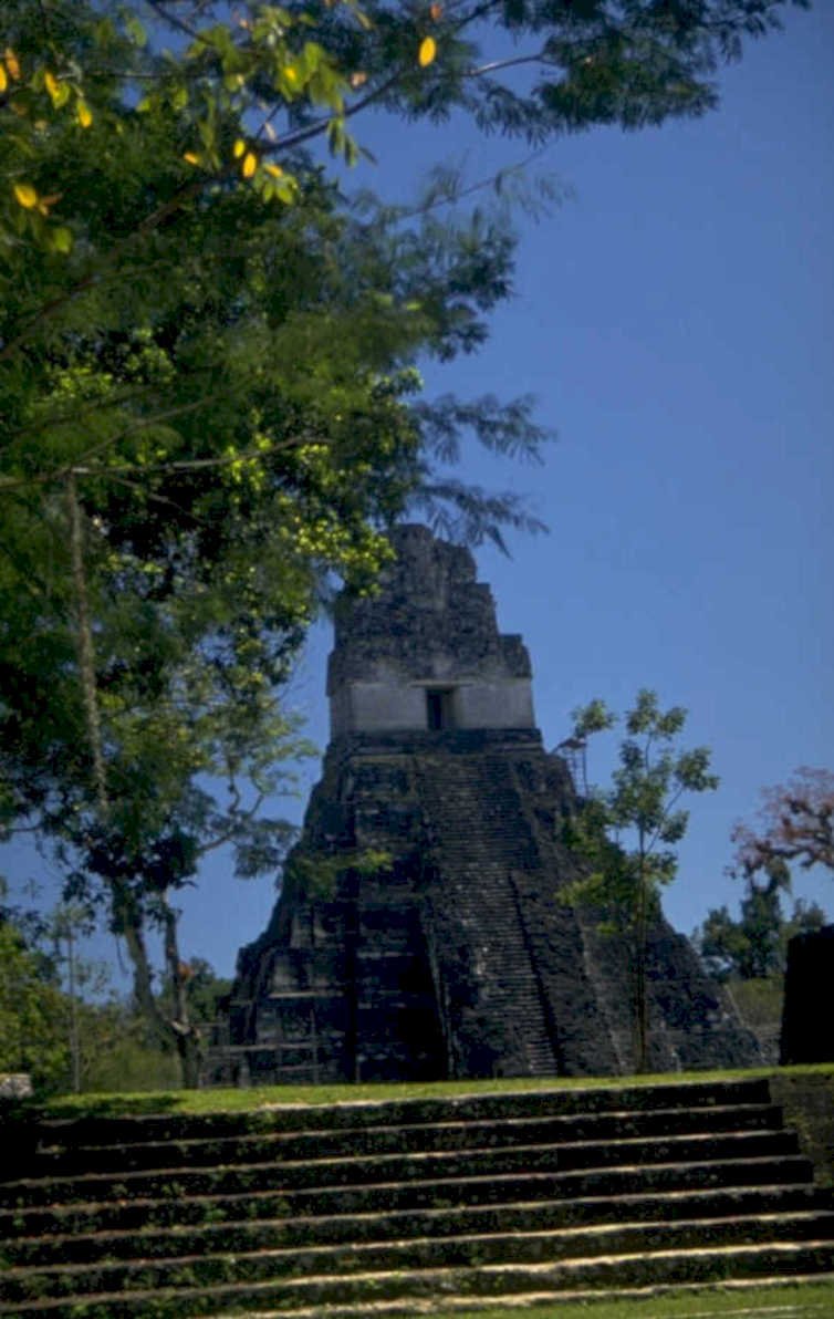 mayan temple tikal 2 1980s 1990s A4 Photo Print