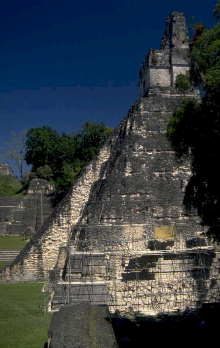 mayan temple tikal 3 1980s 1990s A4 Photo Print