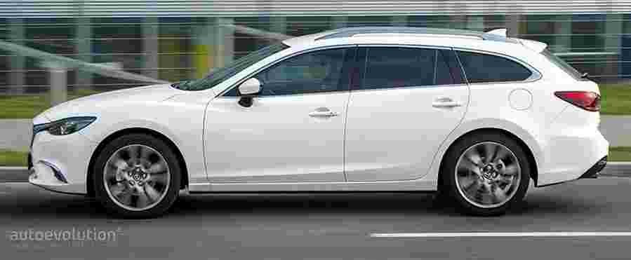 mazda6 wagon 22 skyactiv d 1 2016 1 3 Car A4 Photo Print