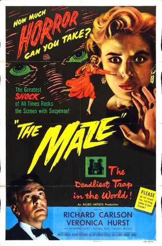 maze 1953  01 film star poster A4 Photo Print