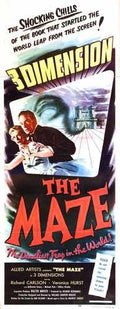 maze 1953  04 film star poster A4 Photo Print