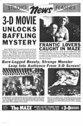 maze 1953  05 film star poster A4 Photo Print