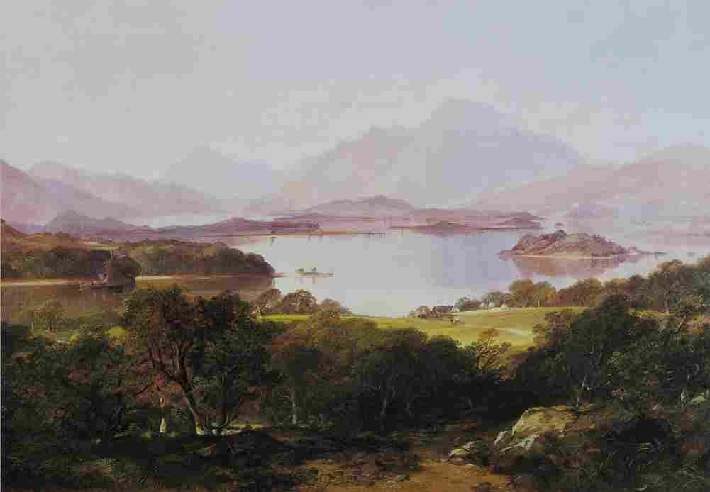 mcculloch Loch Lomond Art A4 Photo Print