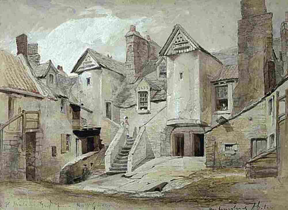 mcculloch White Horse Close Edinburgh Art A4 Photo Print