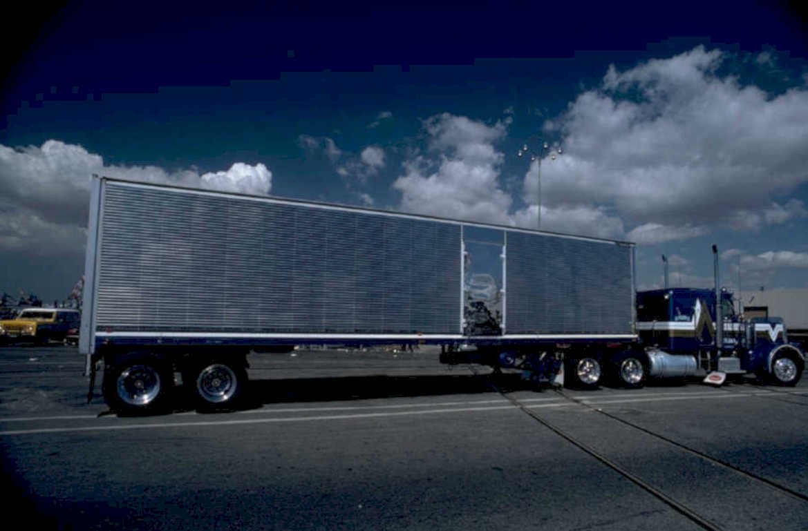 mci trailer truck 1980s 1990s A4 Photo Print