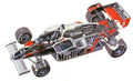 mclaren mp4 2 cutaway A4 Photo Print