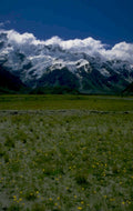 meadow mountains sky 1980s 1990s A4 Photo Print