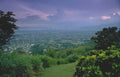 medellin cityscape hills Vintage A4 Photo Print
