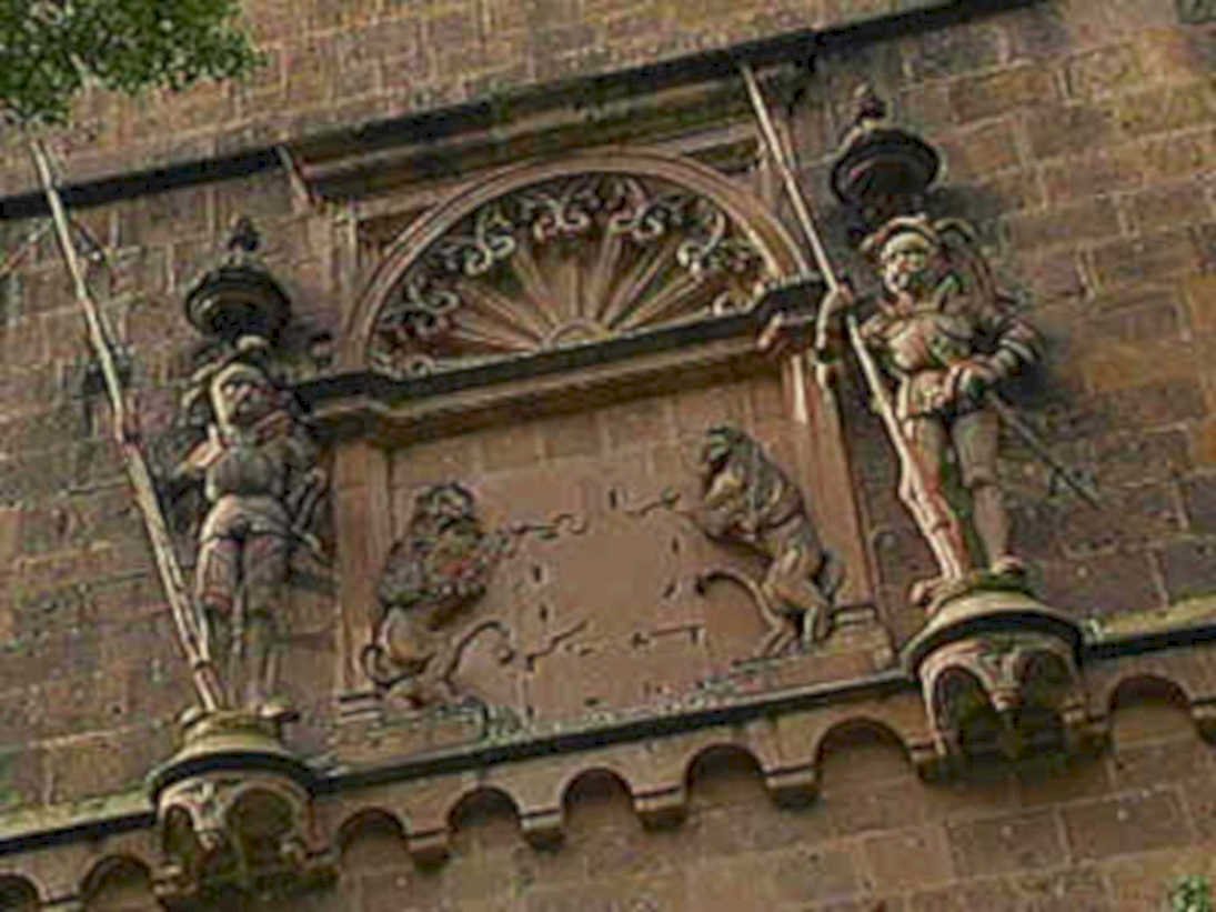 medieval stone facade1980s 1990s A4 Photo Print