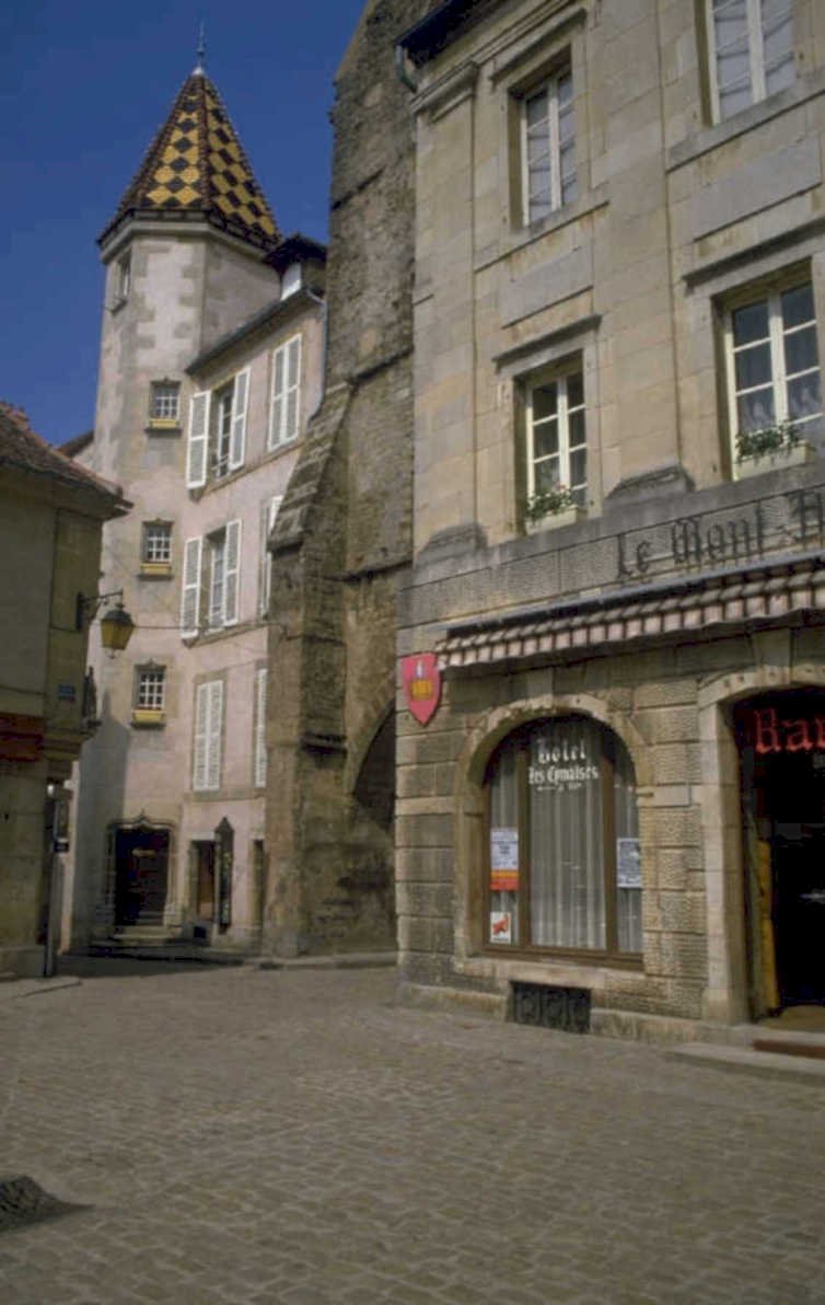 medieval street donjon 1980s 1990s A4 Photo Print