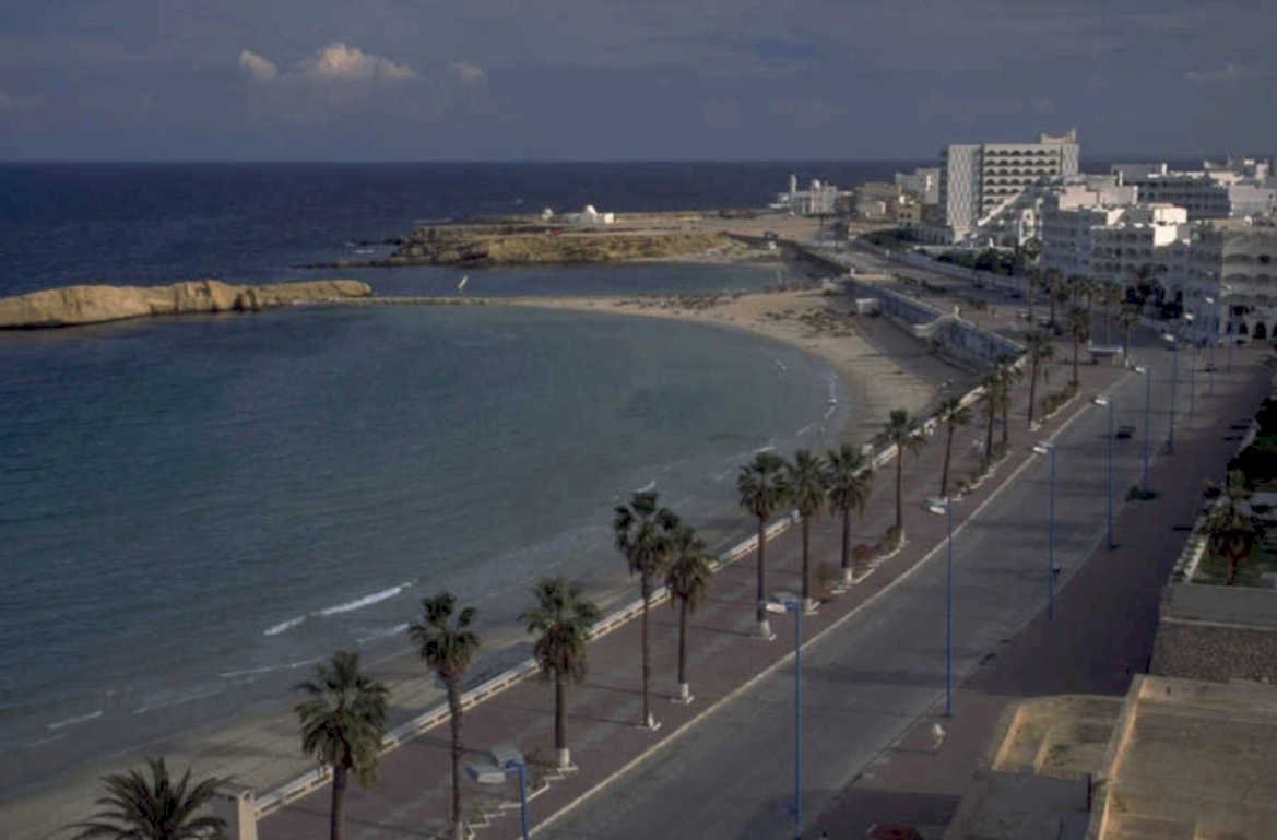 mediterranean beach aerial 1980s 1990s A4 Photo Print