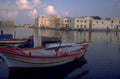 mediterranean boats sunset 1980s 1990s A4 Photo Print