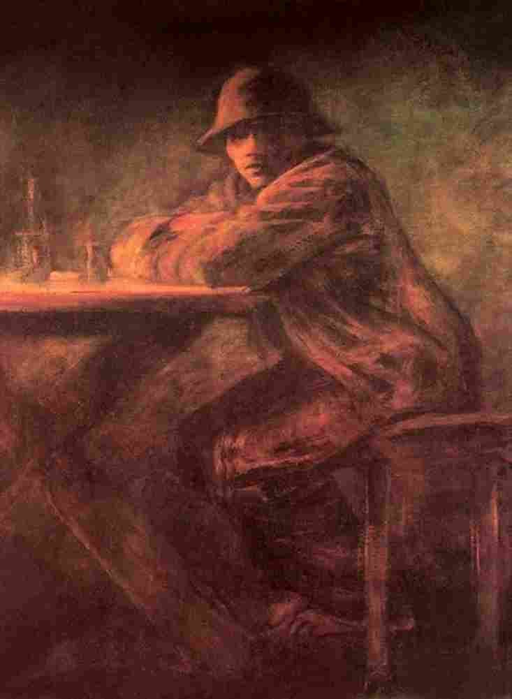 medn In the Tavern Art A4 Photo Print