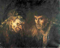 medn Old and Young Drifters Art A4 Photo Print