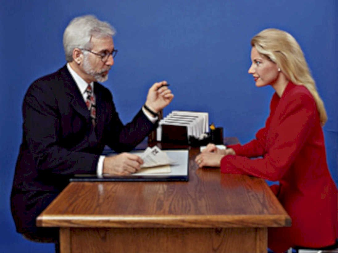 meeting attorney client1980s 1990s A4 Photo Print
