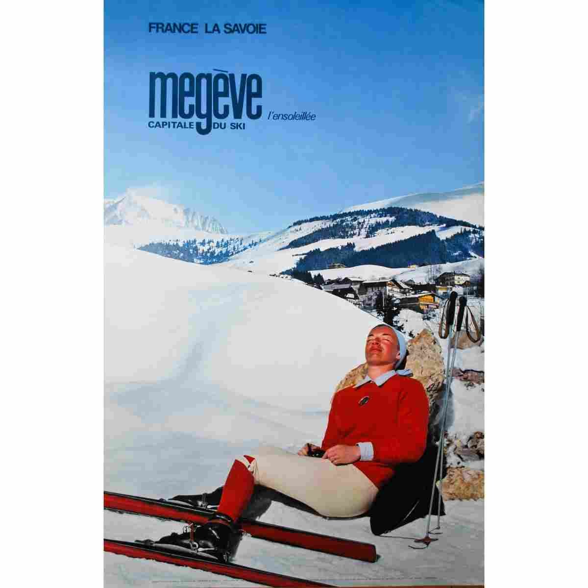 megeve doumic 1967 12 Advert A4 Photo Print