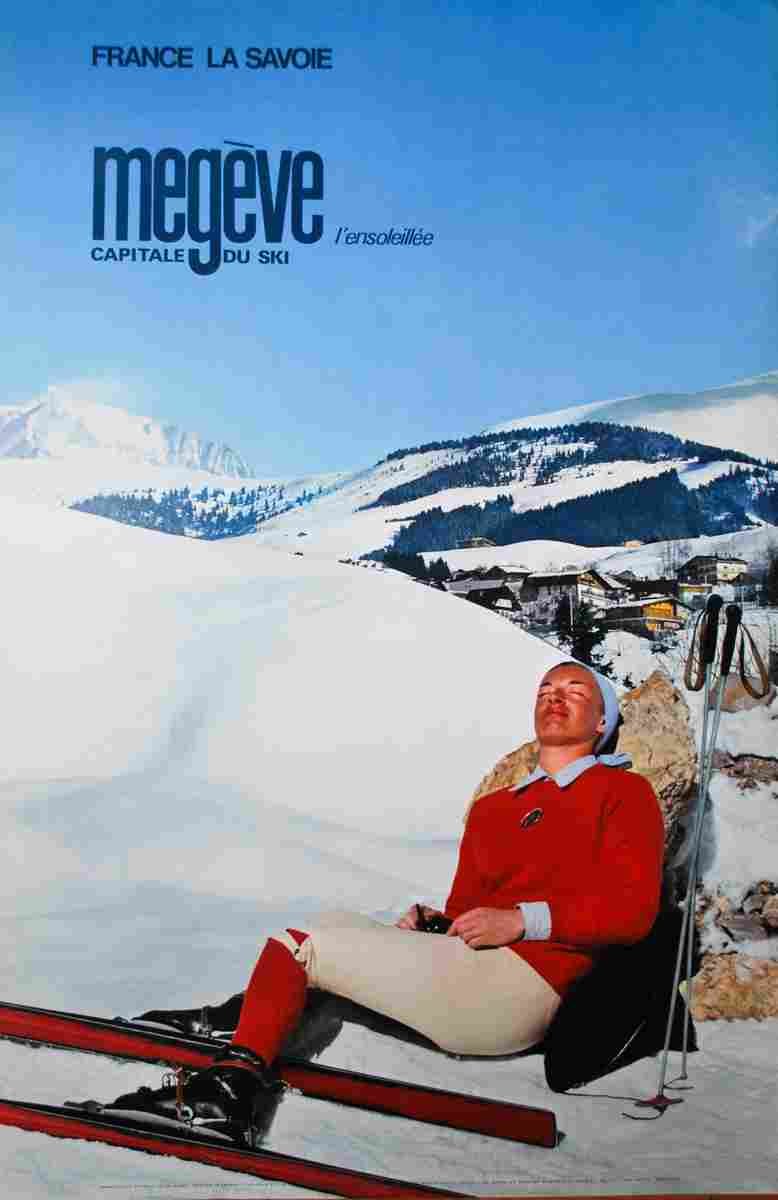megeve doumic 1967 14 Advert A4 Photo Print