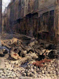 meissonier barricades in june 1848 Art A4 Photo Print