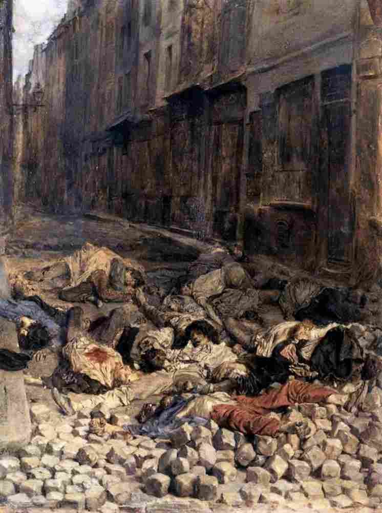 meissonier barricades in june 1848 Art A4 Photo Print