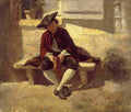 meissonier young man with a book Art A4 Photo Print