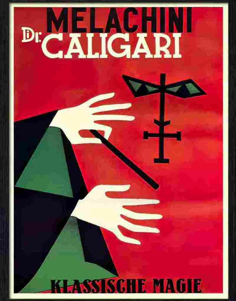 melanchi dr caligari magic poster 1962 Advert A4 Photo Print