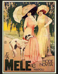 mele gian malerba 1910 Advert A4 Photo Print
