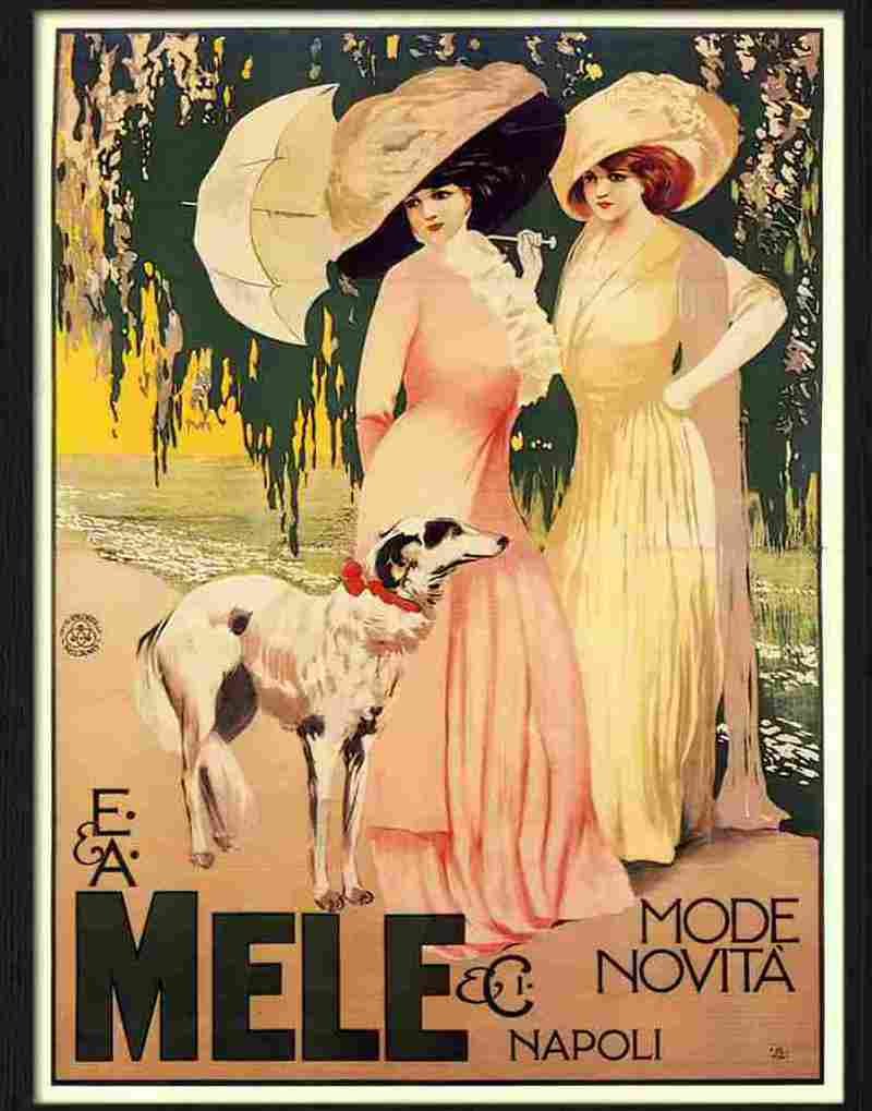 mele gian malerba 1910 Advert A4 Photo Print