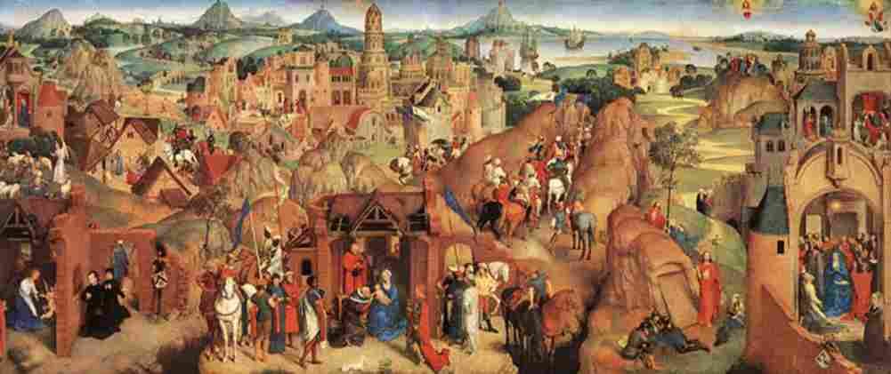 memling advent and triumph of christ Art A4 Photo Print