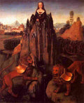 memling allegory with a virgin Art A4 Photo Print