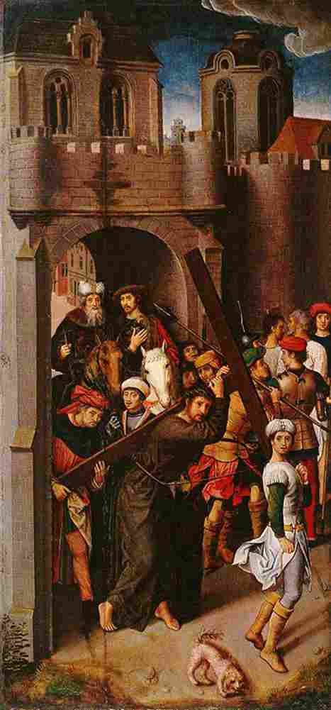 memling carrying the cross Art A4 Photo Print