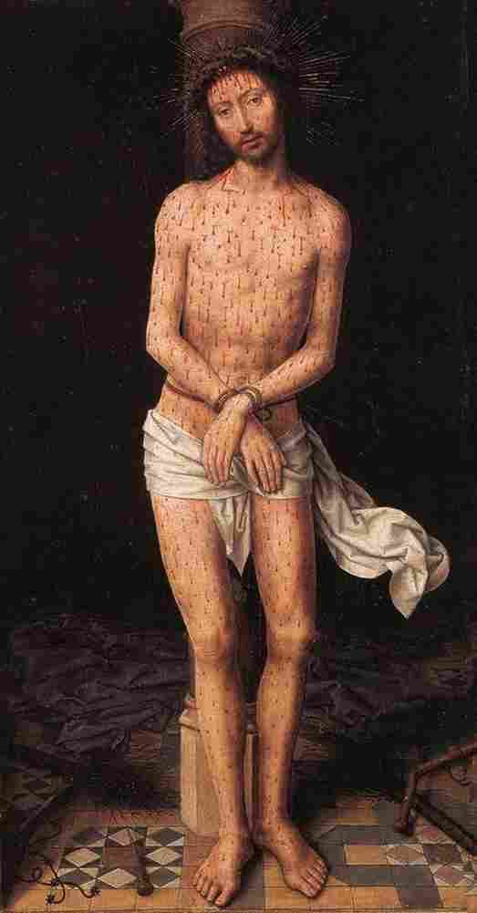 memling christ at the column Art A4 Photo Print
