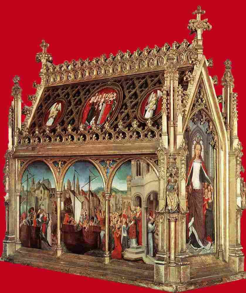 memling saint ursula shrine Art A4 Photo Print