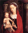 memling standing virgin and child Art A4 Photo Print