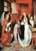 memling the annunciation Art A4 Photo Print