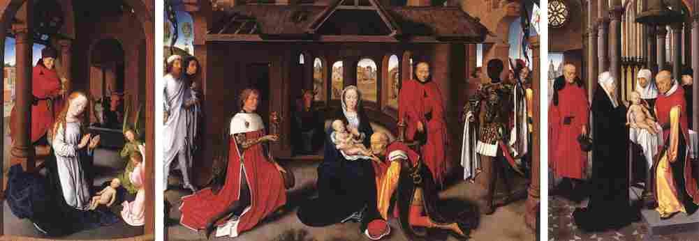 memling triptych Art A4 Photo Print