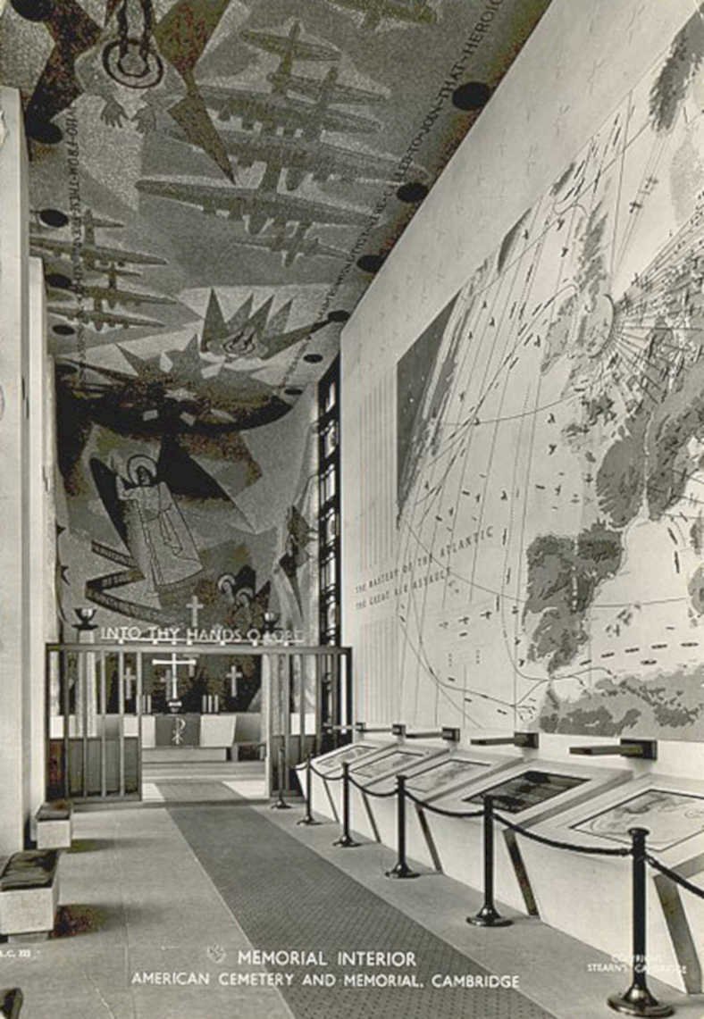 memorial interior angelsVintage 1880s 1900s A4 Photo Print