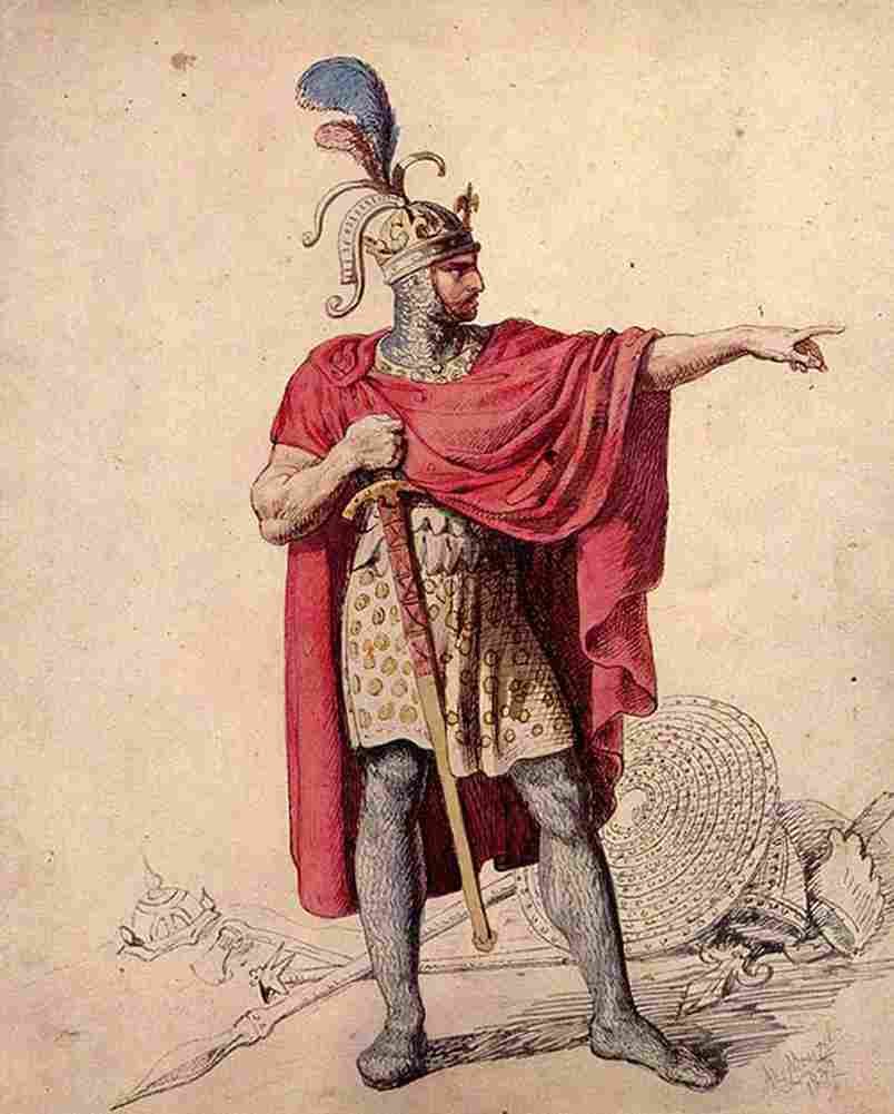 men Alfred the Great Art A4 Photo Print