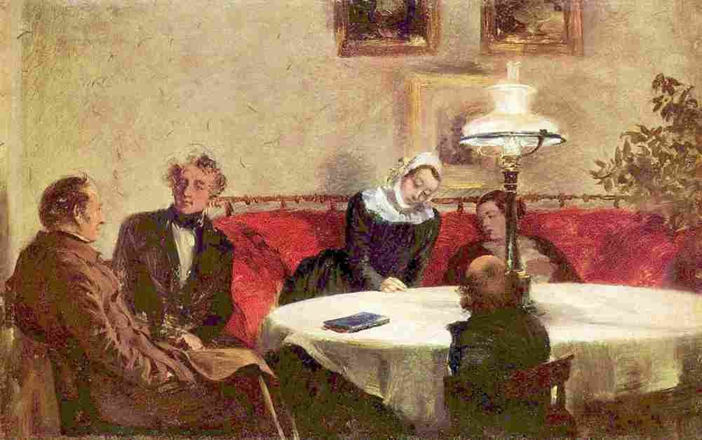 men Evening Party Art A4 Photo Print