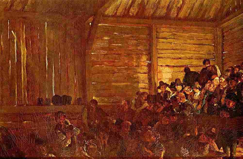 men Folk Theatre in Tyrol Art A4 Photo Print