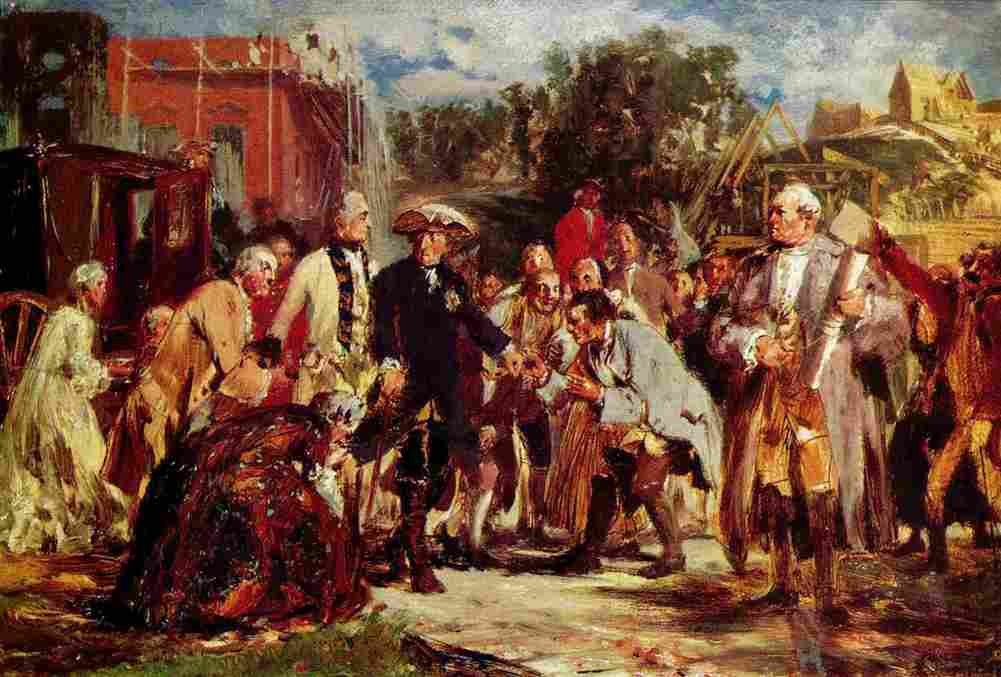 men Frederick the Great on Trips Art A4 Photo Print