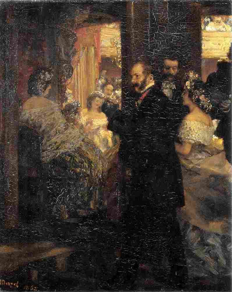 men In the Opera House Art A4 Photo Print