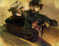 men Two Discussing Voters Art A4 Photo Print