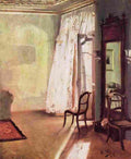 men balcony room Art A4 Photo Print