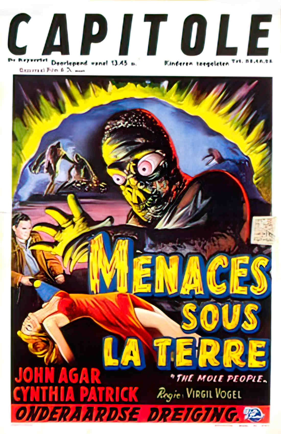 menaces sous la terre belge Advert A4 Photo Print