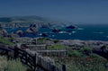 mendocino coast fence 1980s 1990s A4 Photo Print