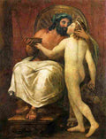mengs jupiter kissing ganymede Art A4 Photo Print
