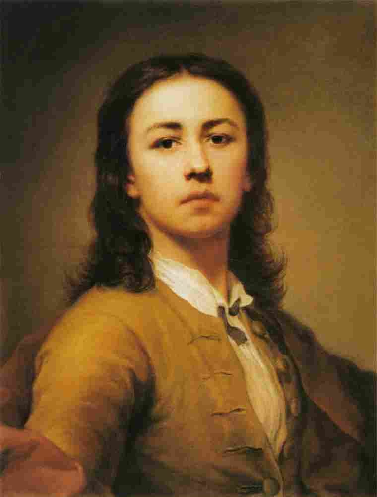 mengs self portrait Art A4 Photo Print