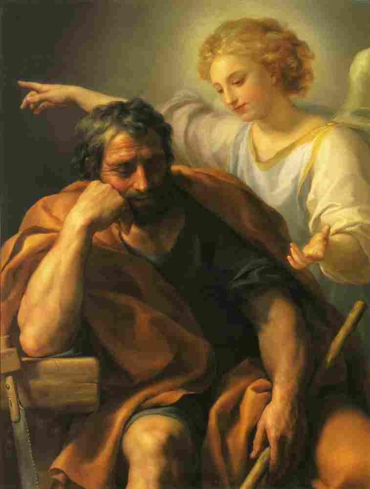 mengs the dream of saint joseph Art A4 Photo Print